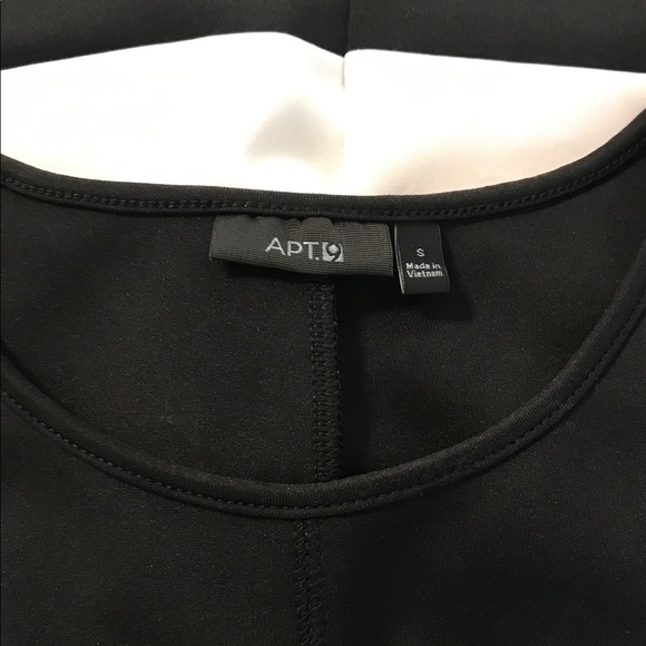 Apt 9 black and white dress with pockets - Picture 4 of 4